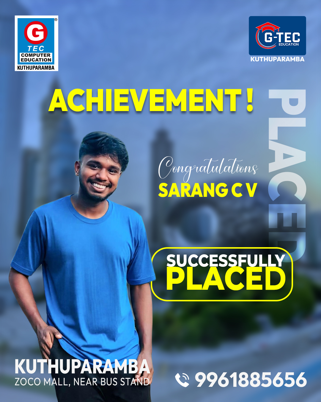 100% Placement Assistance | GTEC Kuthuparamba