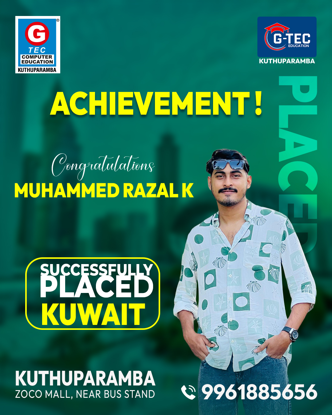 100% Placement Assistance | GTEC Kuthuparamba
